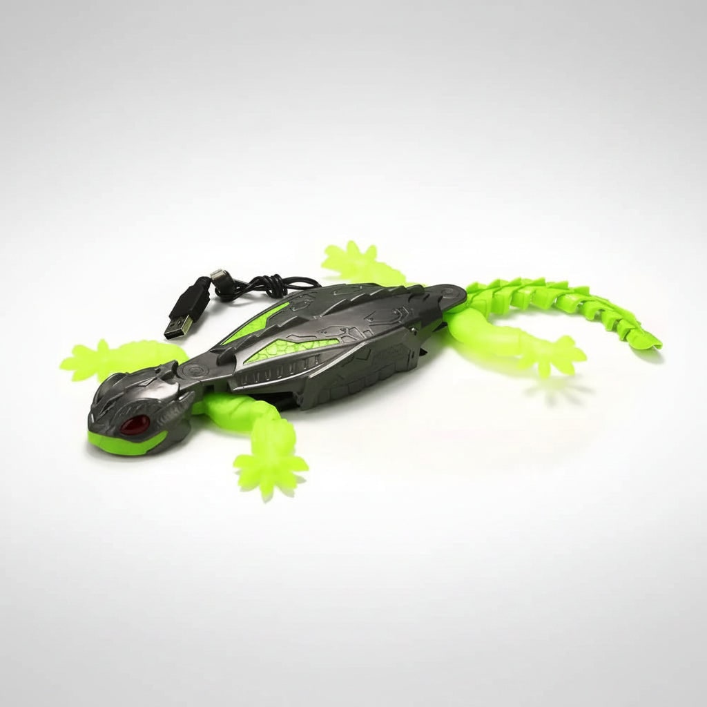 Remote Control Halloween Spider Wall Climbing Toy with Glowing Eyes and Suction Cups