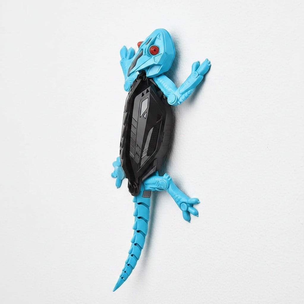 Remote Control Halloween Spider Wall Climbing Toy with Glowing Eyes and Suction Cups