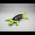 Remote Control Halloween Spider Wall Climbing Toy with Glowing Eyes and Suction Cups