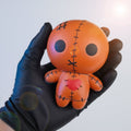 Voodoo Doll Squishy Halloween Stress Toy with Slow Rising Foam and Stitched Detail