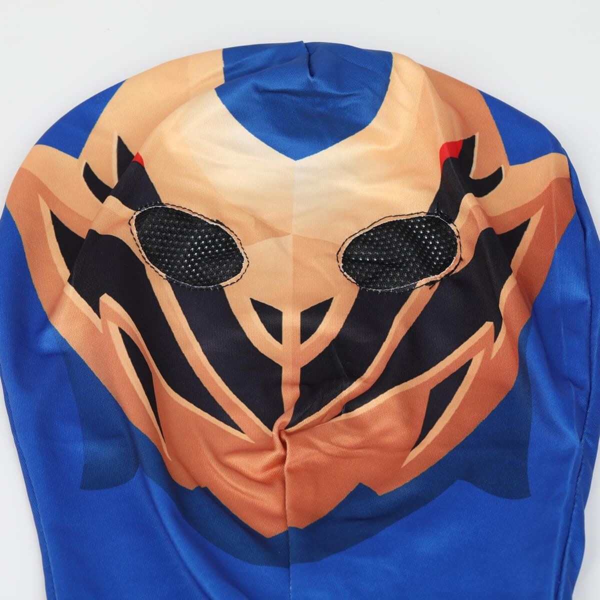 Kids Halloween Costumes Superhero Dress Up Jumpsuit with Lightning Bolt Chest and Hood Mask