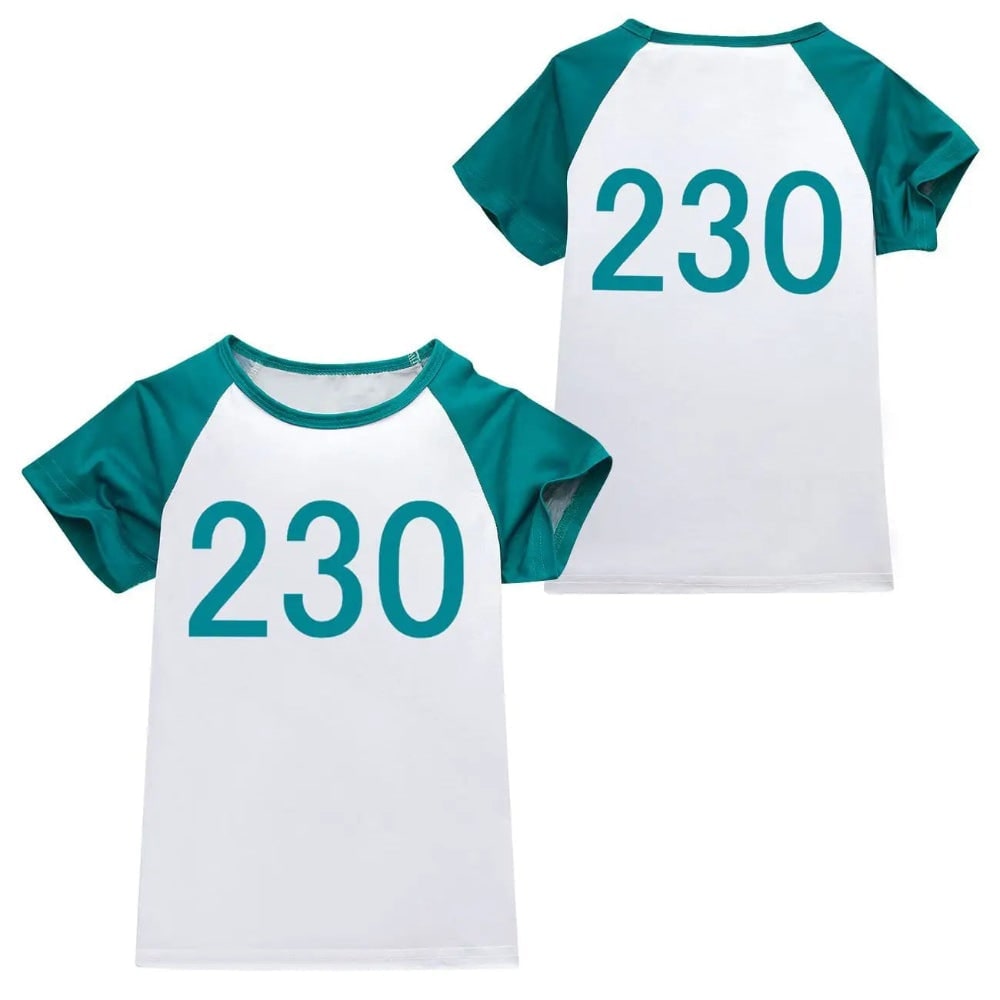 Kids Halloween Costumes Teal Tracksuit Three Piece Set with Jacket Pants and Top