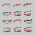 Vampire Halloween Costume Snap On Fangs and False Teeth for Kids Dress Up