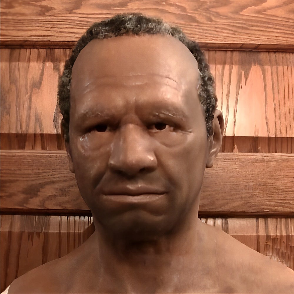 Realistic Silicone Old Man Halloween Face Mask with Moulded Wrinkles and Chest Bib