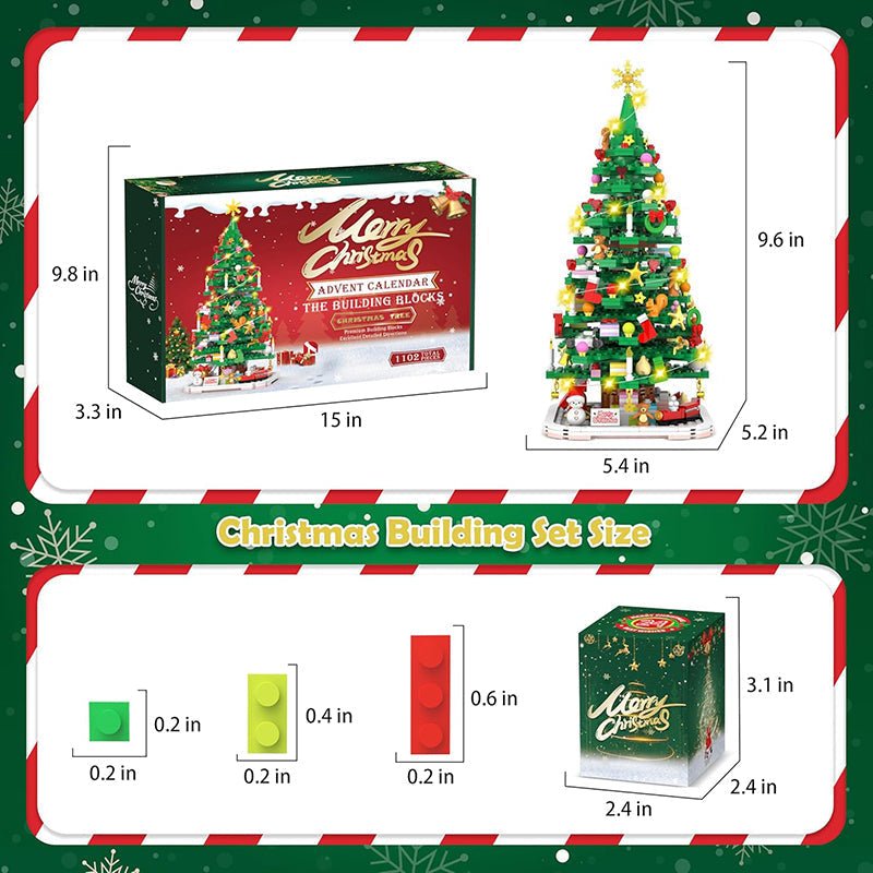 Advent Calendar Making Set with 1102 Pieces to Assemble