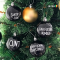 Christmas Decorations Humorous Baubles Set for a Tree with Character