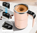 Self Stirring Mug Portable Travel Cup with Digital Temperature Display