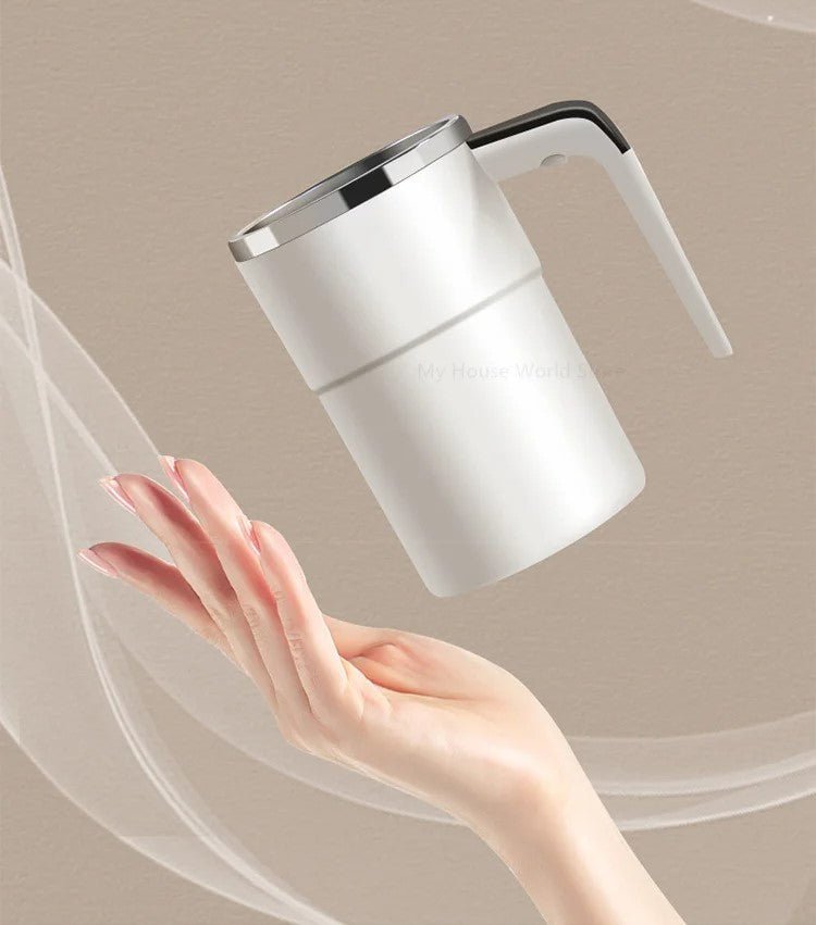 Self Stirring Mug Portable Travel Cup with Digital Temperature Display