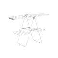 Foldable Clothes Drying Rack 2 Level Airer with 33 Rails and 27 Sock Clips