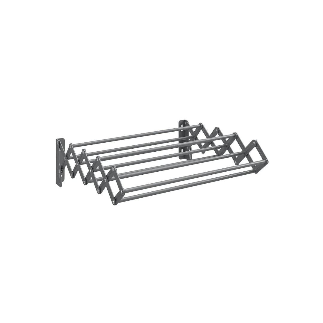 Wall Mounted Airer Expandable Accordion Clothes Airer with 9 Steel Rods