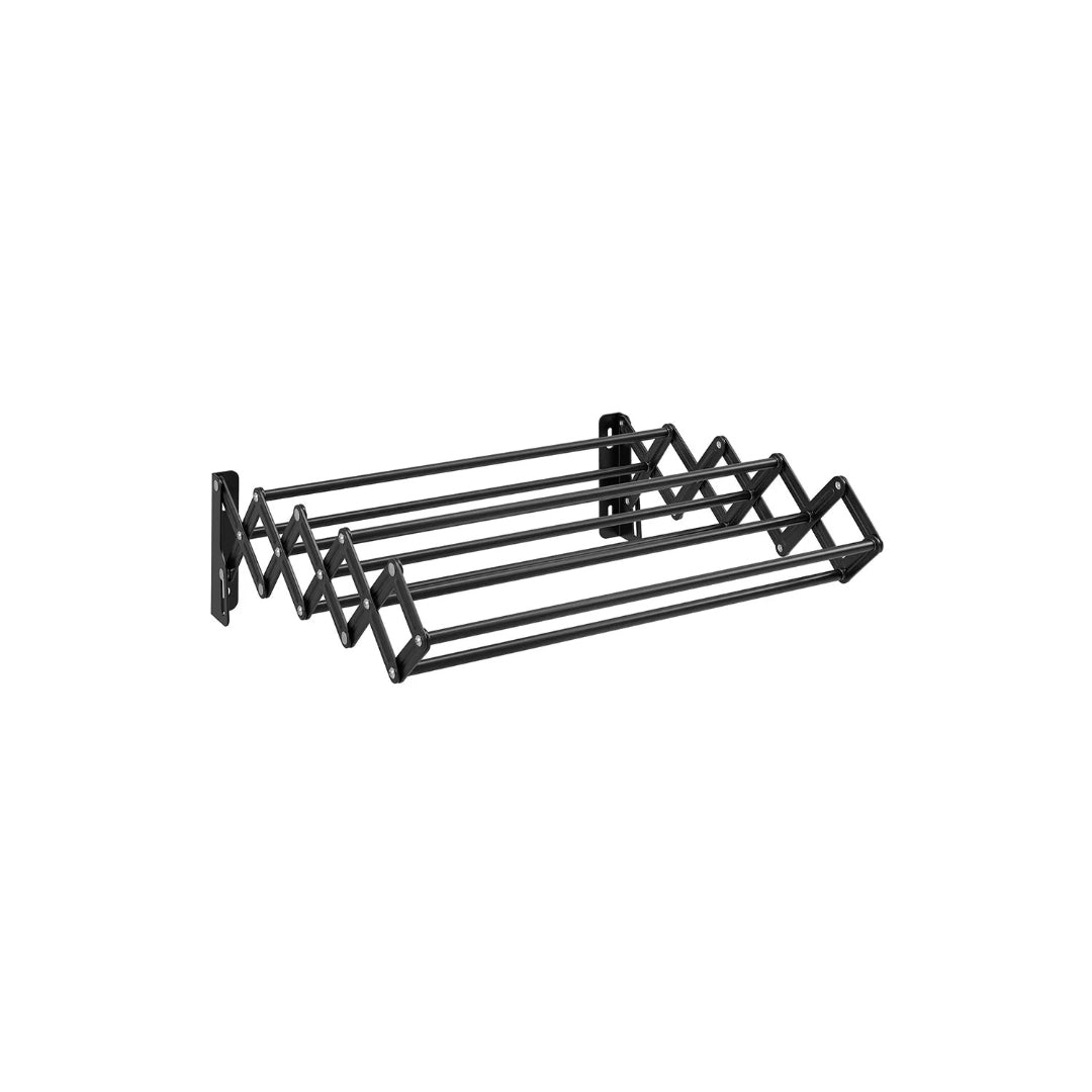 Wall Mounted Airer Expandable Accordion Clothes Airer with 9 Steel Rods