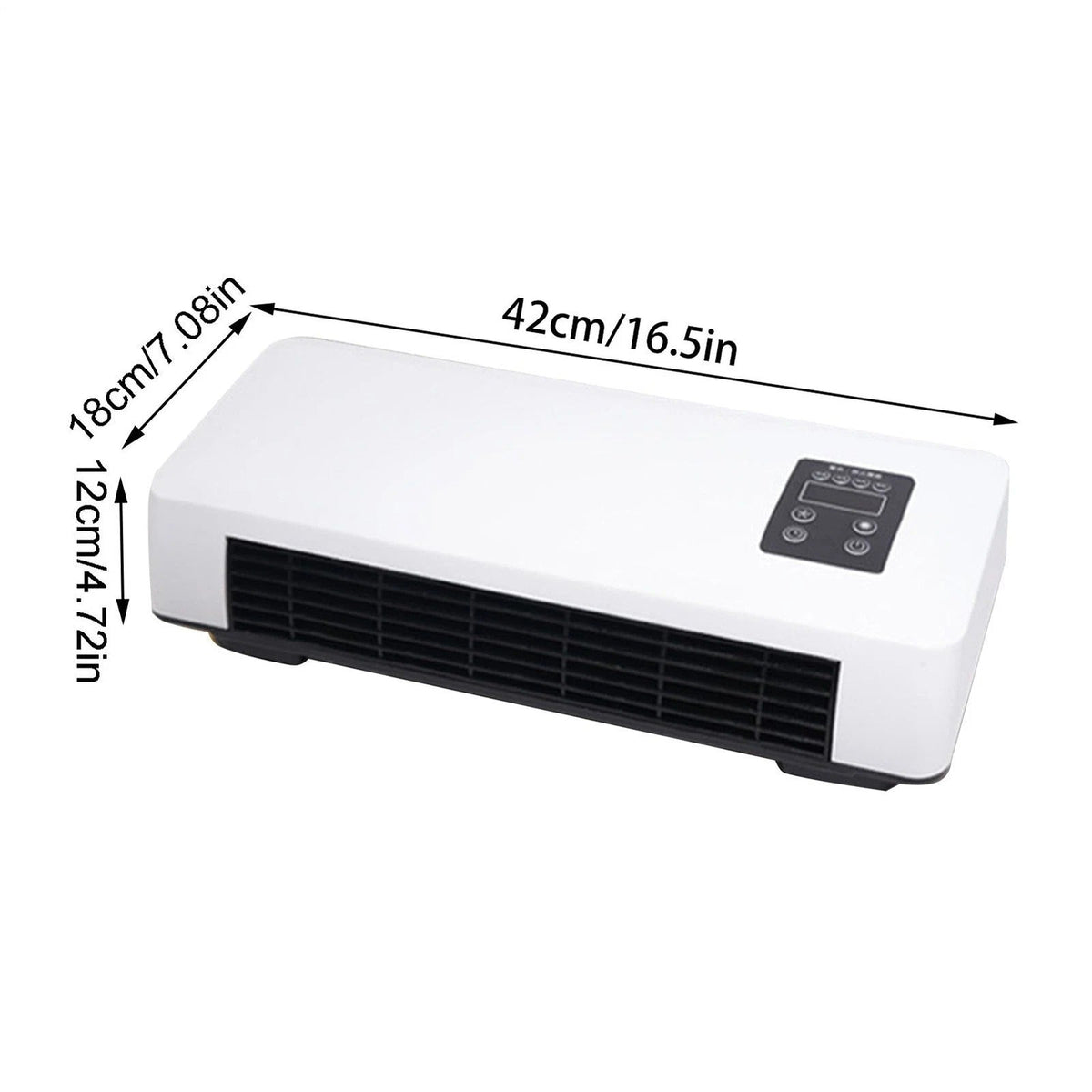 Wall Mounted Clothes Airer and Room Heater 2 in 1 with Remote Control