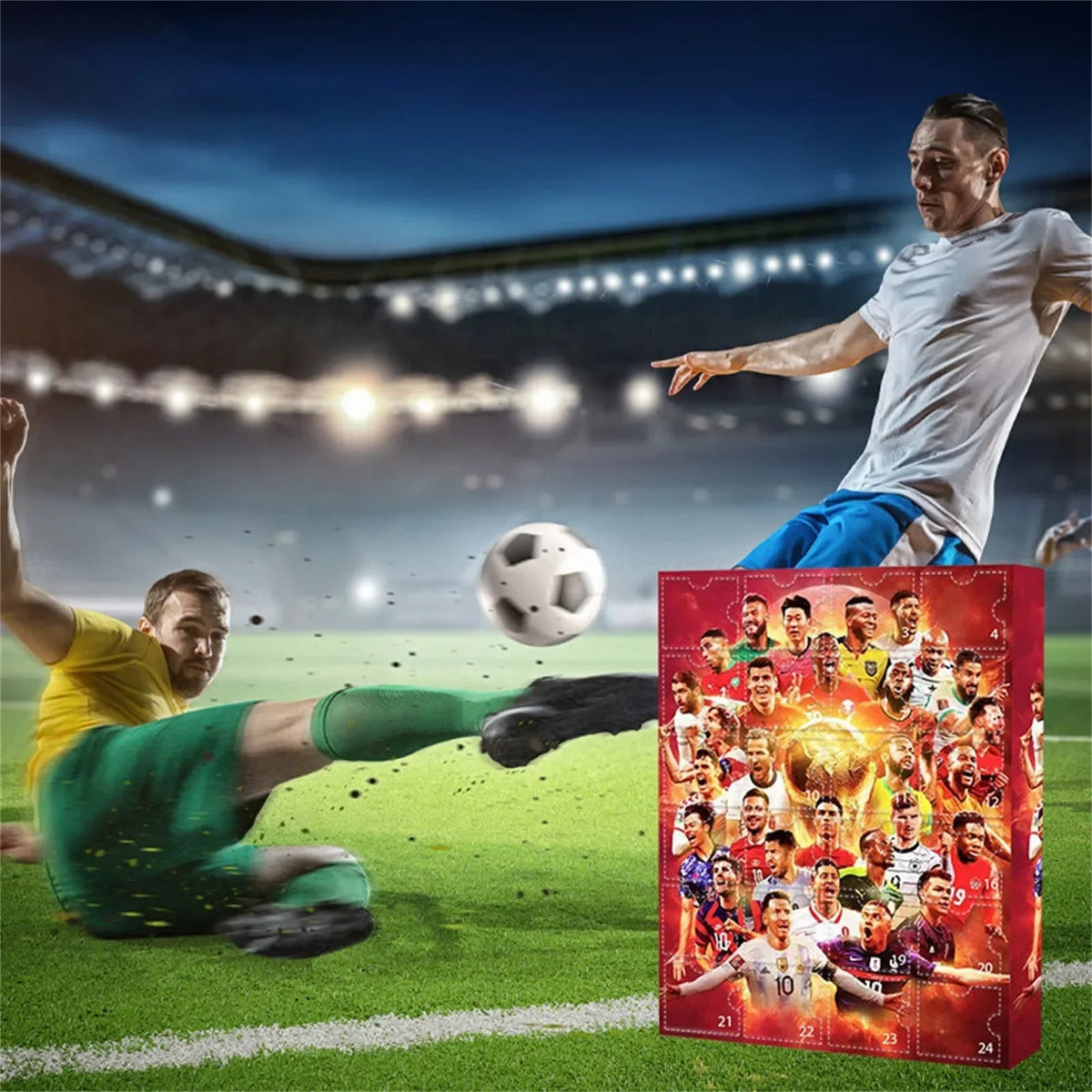 Advent Calendar Football Themed 24 Day Countdown in ABS for Ages 3 and Up