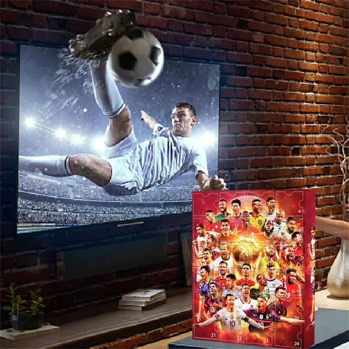 Advent Calendar Football Themed 24 Day Countdown in ABS for Ages 3 and Up