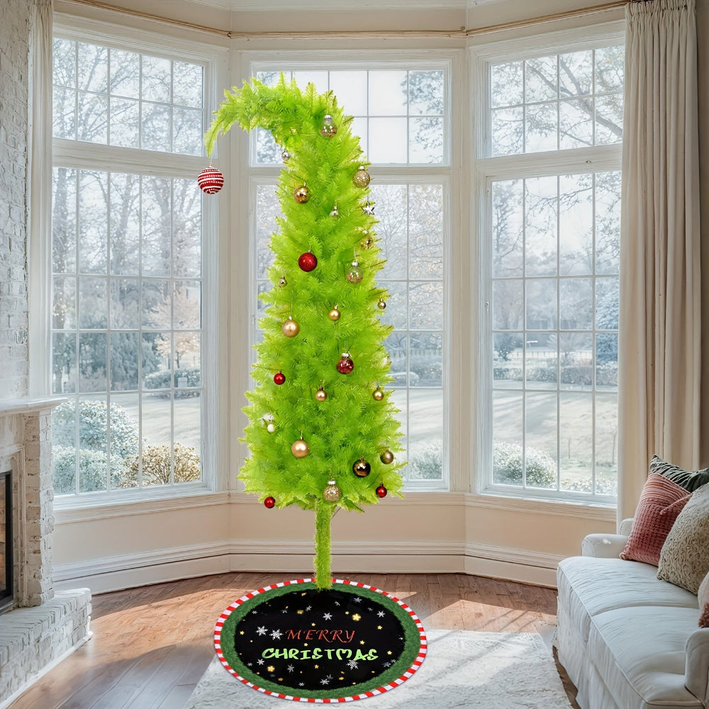 Artificial Christmas Tree Slim Floor Standing with Its Own Base and No Cables