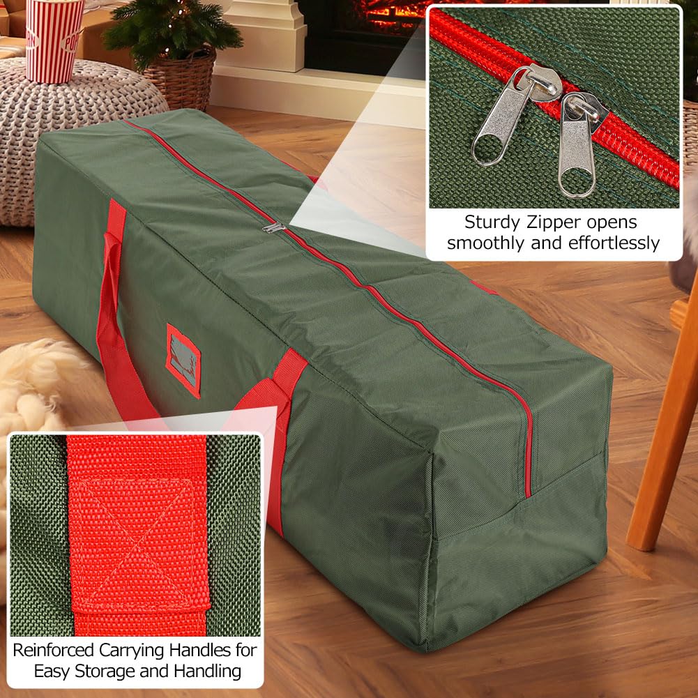 Christmas Tree Bag Waterproof Oxford 120 cm Case for Trees up to 7.5 Feet