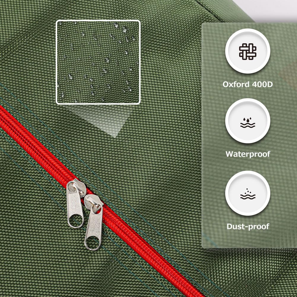 Christmas Tree Bag Waterproof Oxford 120 cm Case for Trees up to 7.5 Feet