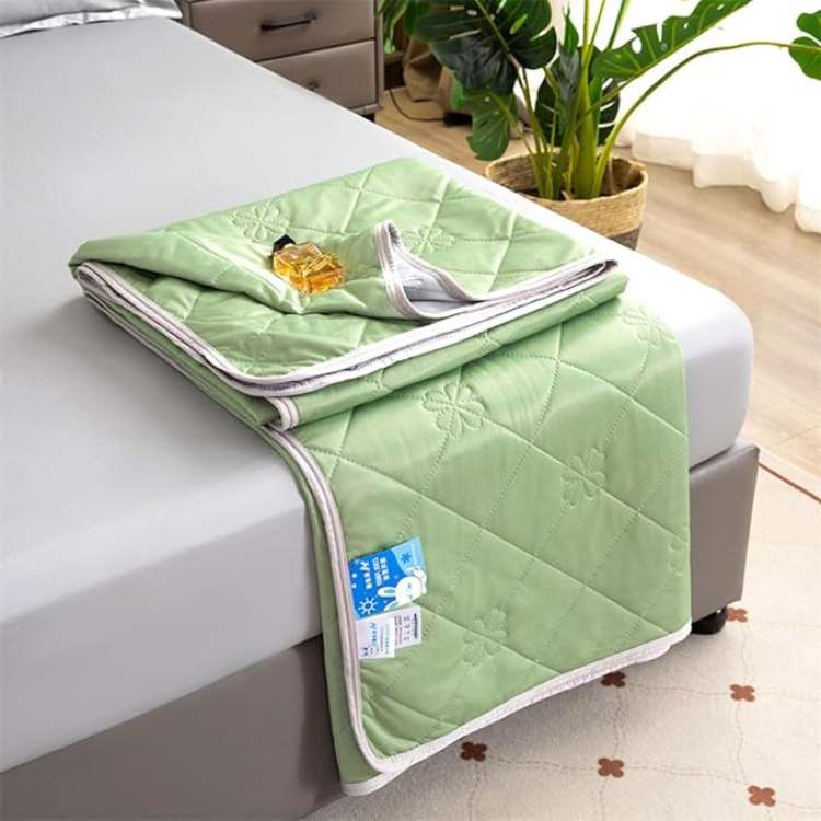 Cooling Blanket Lightweight Summer Cover for Bed and Sofa in Five Cool Shades