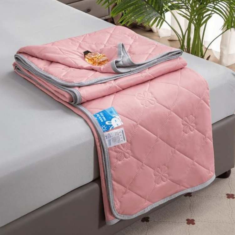 Cooling Blanket Lightweight Summer Cover for Bed and Sofa in Five Cool Shades