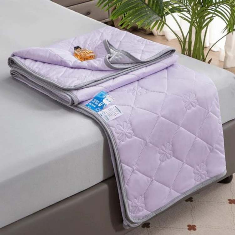 Cooling Blanket Lightweight Summer Cover for Bed and Sofa in Five Cool Shades