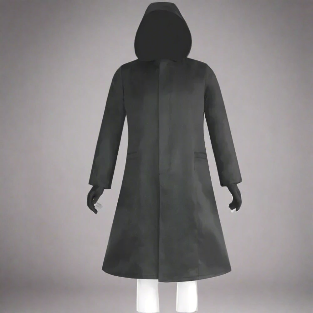Halloween Costume and Mask Red Hooded Jumpsuit Guard Outfit with Belt and Gloves