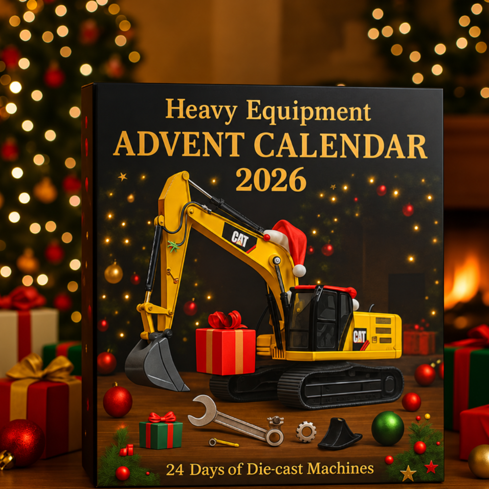 Advent Calendar Diecast Vehicles with 24 Machinery Models