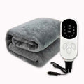 Electric Blanket Heated Travel Throw with Compact Fold and Adjustable Warmth