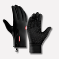 Heated Cycling Gloves Unisex Winter Gloves with Fleece Lining and Touchscreen Fingertips