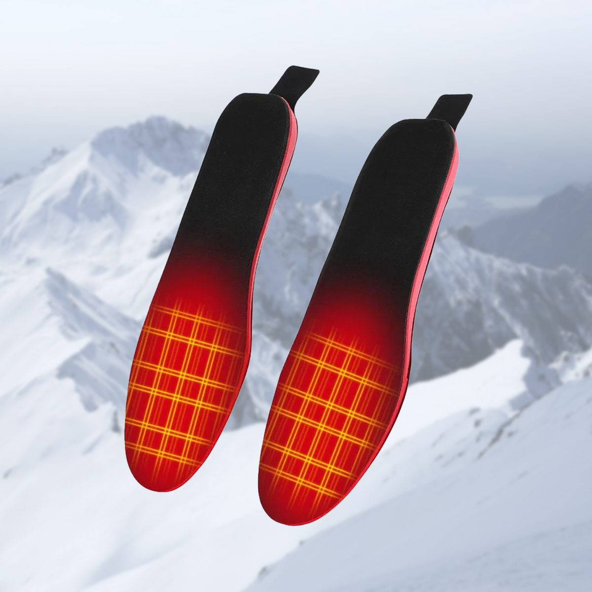 Heated Insoles Wireless Rechargeable Foot Warmers with Remote Control and Trim to Fit